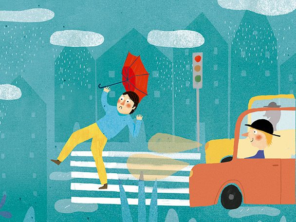 Com m’agrada la pluja!