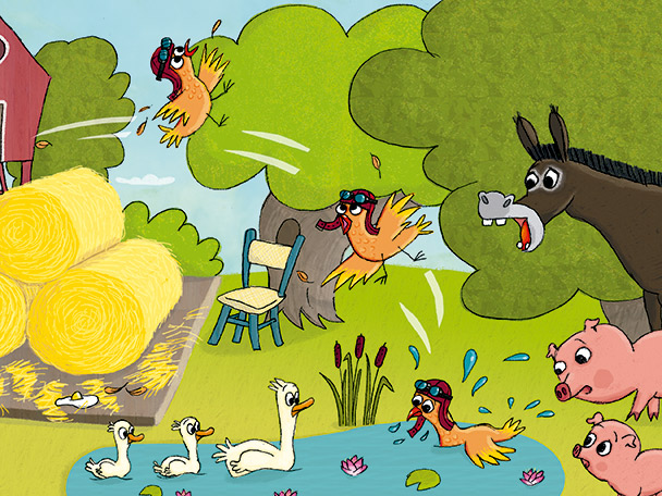 La gallina que volia aprendre a volar