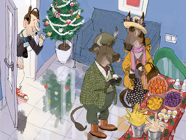 El xou de la mula i el bou