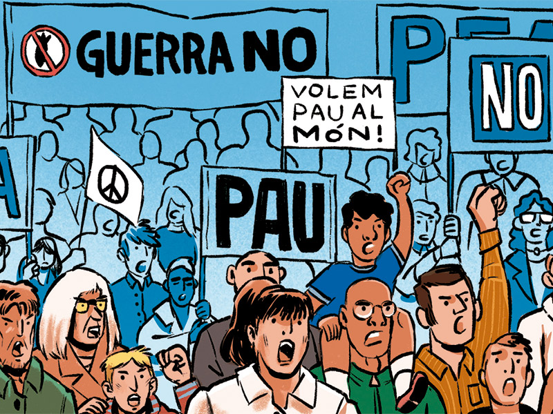 Treballem per la pau